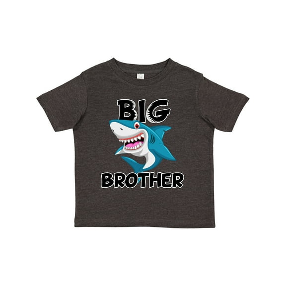 Inktastic Big Brother Shark Boys Toddler T-Shirt