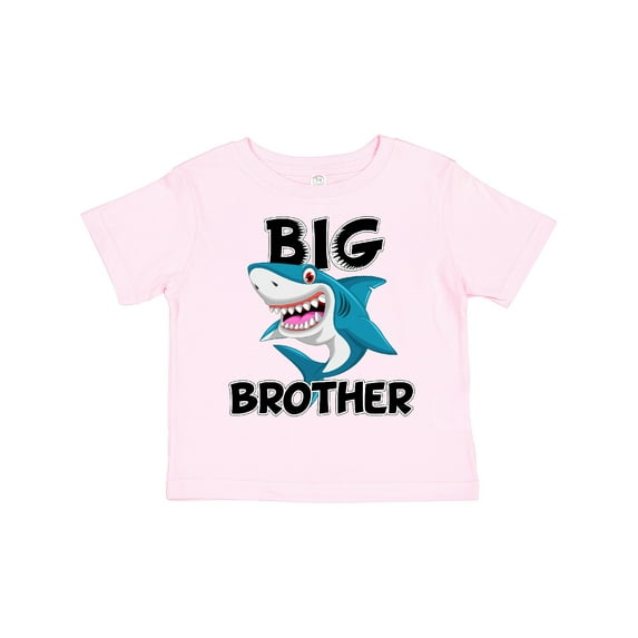 Inktastic Big Brother Shark Boys Toddler T-Shirt