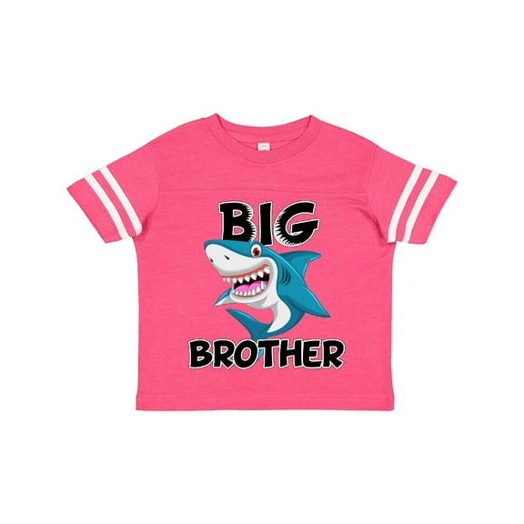 Inktastic Big Brother Shark Boys Toddler T-Shirt