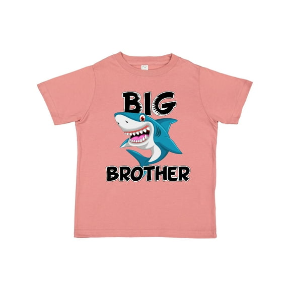 Inktastic Big Brother Shark Boys Toddler T-Shirt