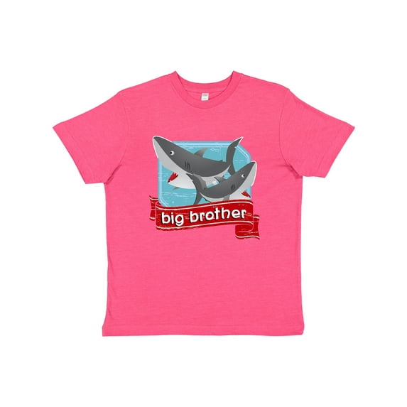 Inktastic Big Brother Shark Youth T-Shirt