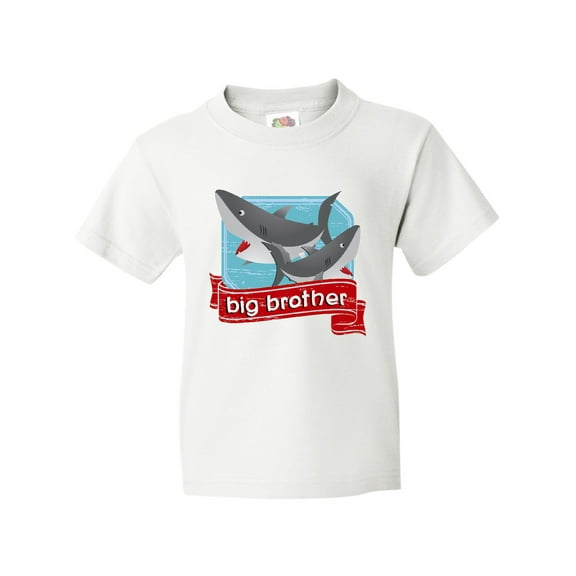 Inktastic Big Brother Shark Youth T-Shirt