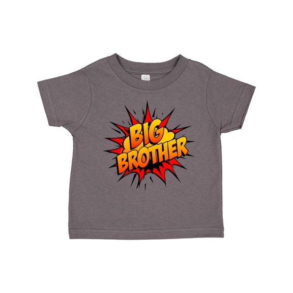 Inktastic Big Brother Super Hero Boys Toddler T-Shirt