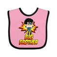 thumbnail image 1 of Inktastic Big Brother Superhero Boys Baby Bib, 1 of 4