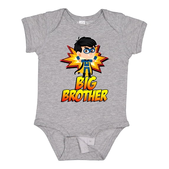 Inktastic Big Brother Superhero Boys Baby Bodysuit