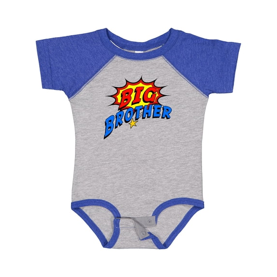 Inktastic Big Brother Superhero Boys Baby Bodysuit