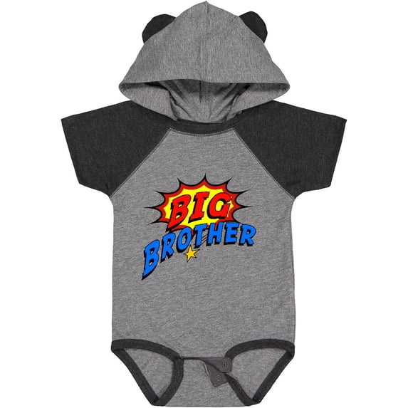 Inktastic Big Brother Superhero Boys Baby Bodysuit