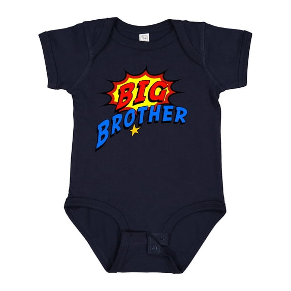 Inktastic Big Brother Superhero Boys Baby Bodysuit