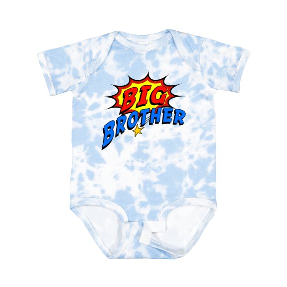 Inktastic Big Brother Superhero Boys Baby Bodysuit
