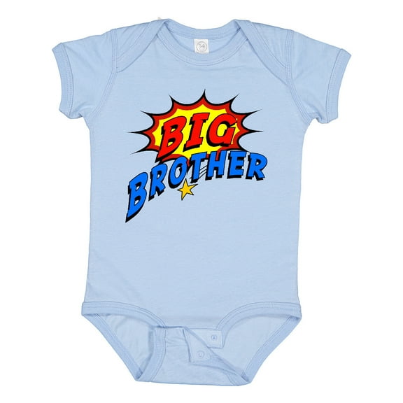 Inktastic Big Brother Superhero Boys Baby Bodysuit