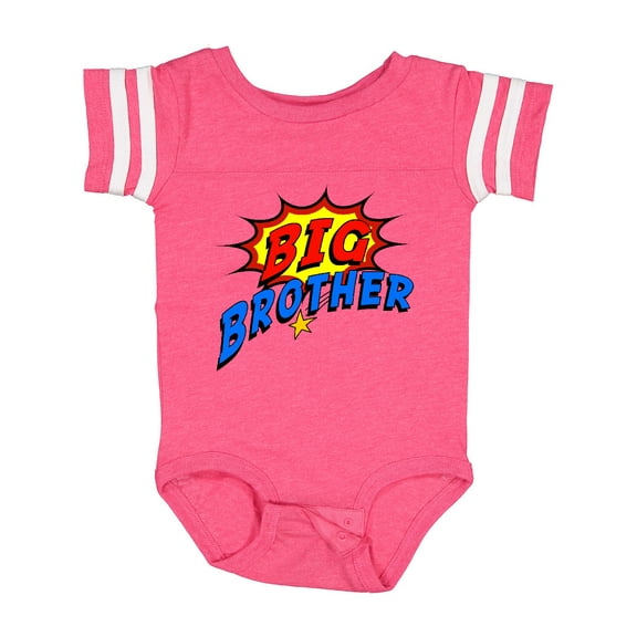 Inktastic Big Brother Superhero Boys Baby Bodysuit