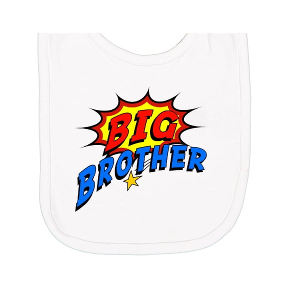 Inktastic Big Brother Superhero Newborn Bib