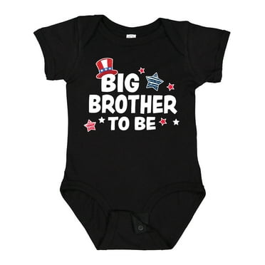 Inktastic Big Brother To Be with Stars Boys Baby Bodysuit