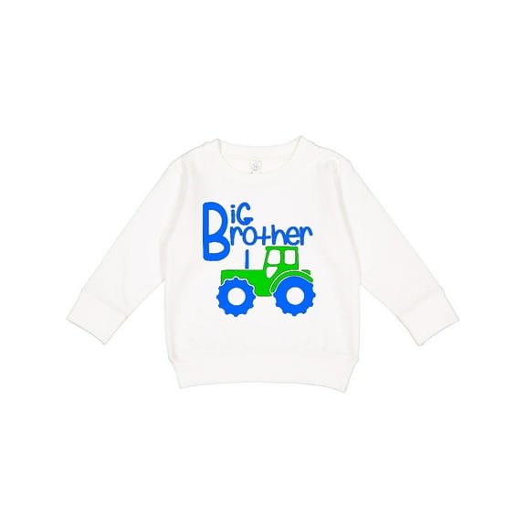 Inktastic Big Brother Tractor Toddler Sweatshirt
