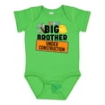 thumbnail image 1 of Inktastic Big Brother Under Construction Boys Baby Bodysuit, 1 of 5