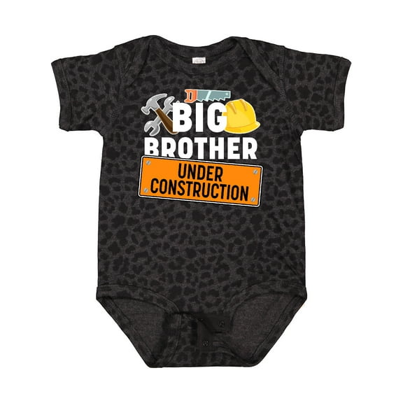 Inktastic Big Brother Under Construction Boys Baby Bodysuit