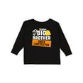 thumbnail image 1 of Inktastic Big Brother Under Construction Boys Long Sleeve Toddler T-Shirt, 1 of 5