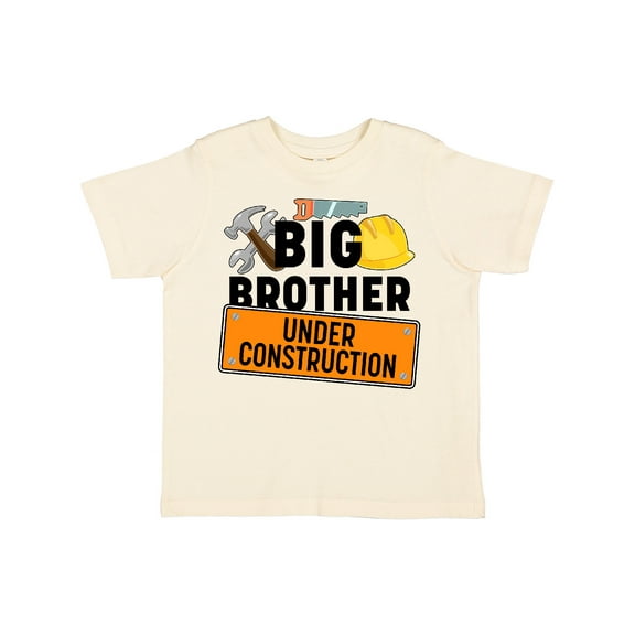 Inktastic Big Brother Under Construction Boys Toddler T-Shirt