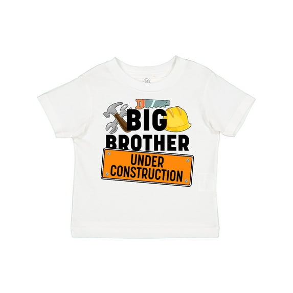 Inktastic Big Brother Under Construction Boys Toddler T-Shirt