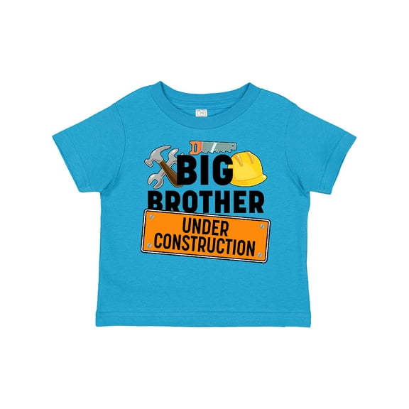 Inktastic Big Brother Under Construction Boys Toddler T-Shirt