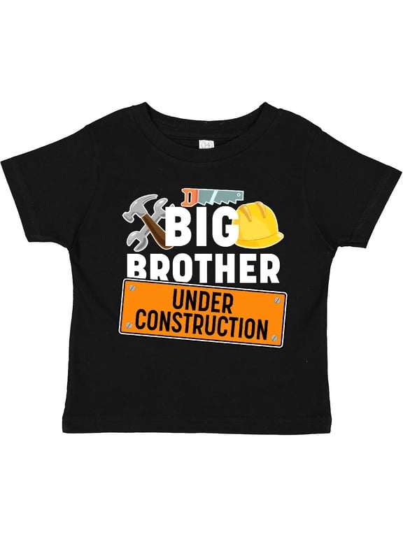 Big Brother Under Construction Boys Toddler T-Shirt