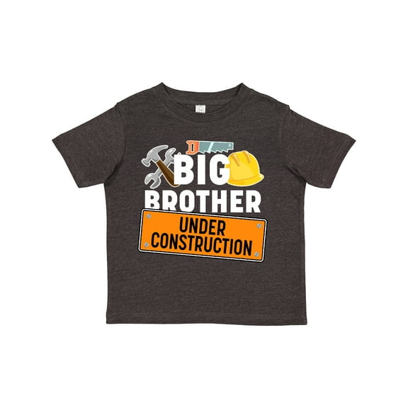 Inktastic Big Brother Under Construction Boys Toddler T-Shirt