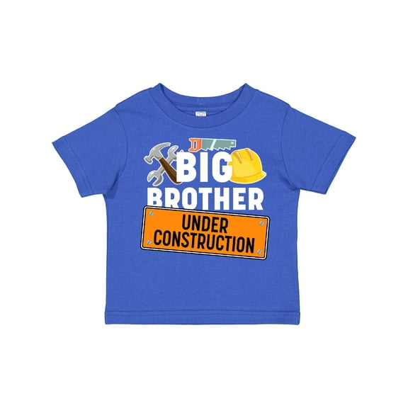 Inktastic Big Brother Under Construction Boys Toddler T-Shirt
