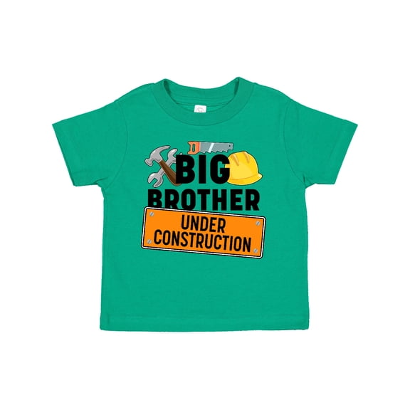 Inktastic Big Brother Under Construction Boys Toddler T-Shirt