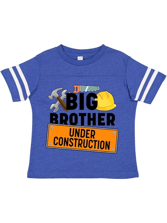 Big Brother Under Construction Gift Toddler Boy Girl T-Shirt