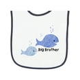 thumbnail image 1 of Inktastic Big Brother with Lil' Brother Baby Terry Cloth Bib, 1 of 3