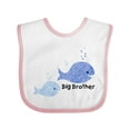 thumbnail image 1 of Inktastic Big Brother with Lil' Brother Boys Baby Bib, 1 of 4