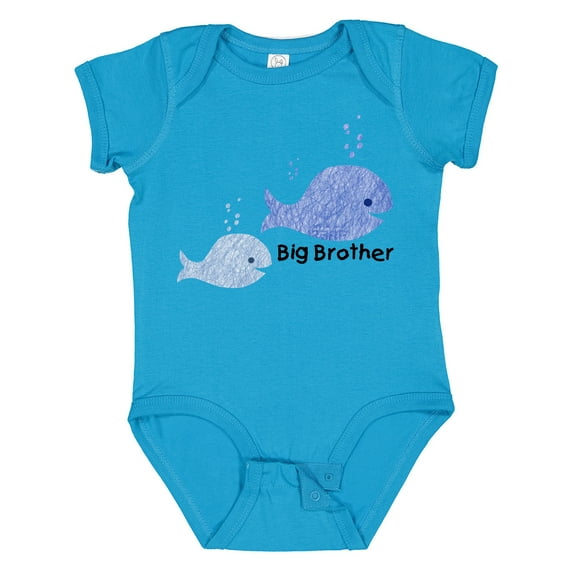 Inktastic Big Brother with Lil' Brother Boys Baby Bodysuit