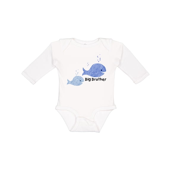 Inktastic Big Brother with Lil' Brother Boys Long Sleeve Baby Bodysuit