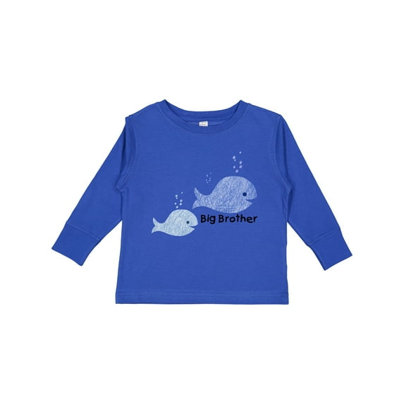 Inktastic Big Brother with Lil' Brother Boys Long Sleeve Toddler T-Shirt