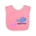 thumbnail image 1 of Inktastic Big Brother with Lil' Sister Boys Baby Bib, 1 of 4