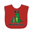thumbnail image 1 of Inktastic Big Brothersaurus Boys Baby Bib, 1 of 4