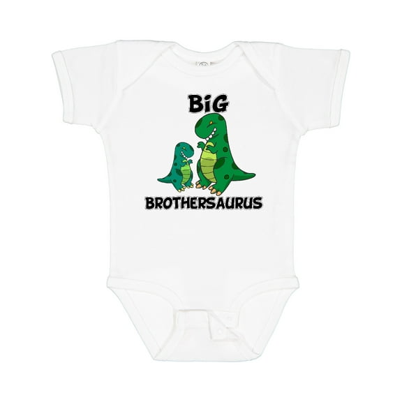 Inktastic Big Brothersaurus Boys Baby Bodysuit