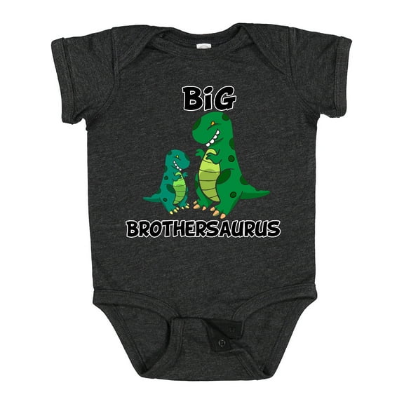 Inktastic Big Brothersaurus Boys Baby Bodysuit