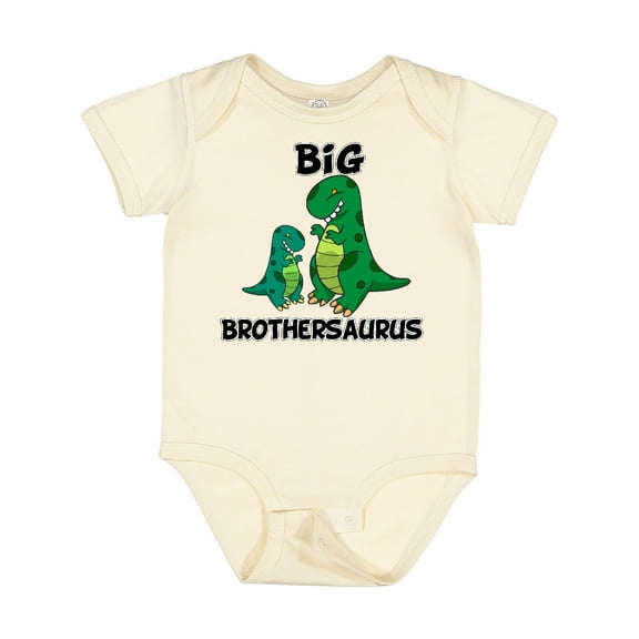 Inktastic Big Brothersaurus Boys Baby Bodysuit