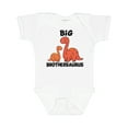 thumbnail image 1 of Inktastic Big Brothersaurus with Cute Sibling Dinosaurs Boys Baby Bodysuit, 1 of 5