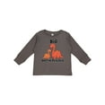 thumbnail image 1 of Inktastic Big Brothersaurus with Cute Sibling Dinosaurs Boys Long Sleeve Toddler T-Shirt, 1 of 5