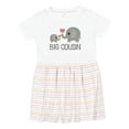 thumbnail image 1 of Inktastic Big Cousin Announcement Girls Toddler Dress, 1 of 5