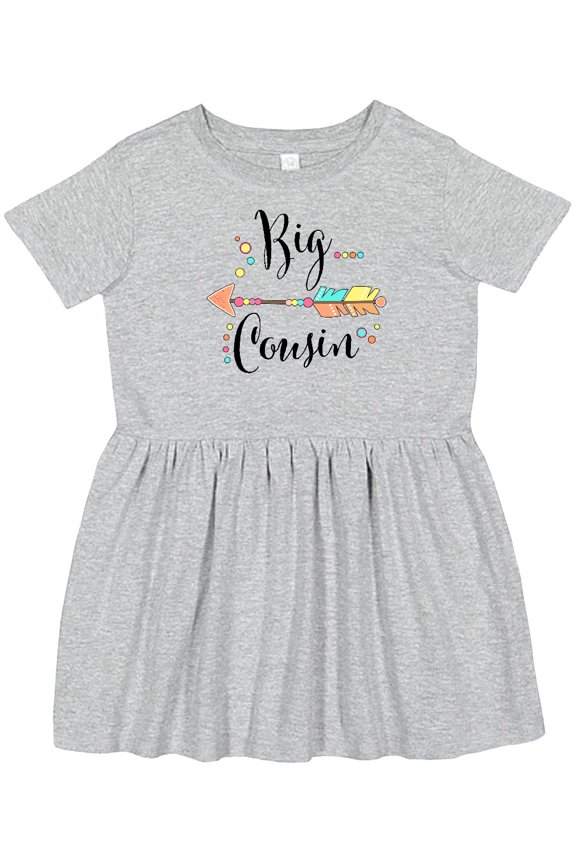 Big Cousin Dots and Arrow Girls Toddler Dress
