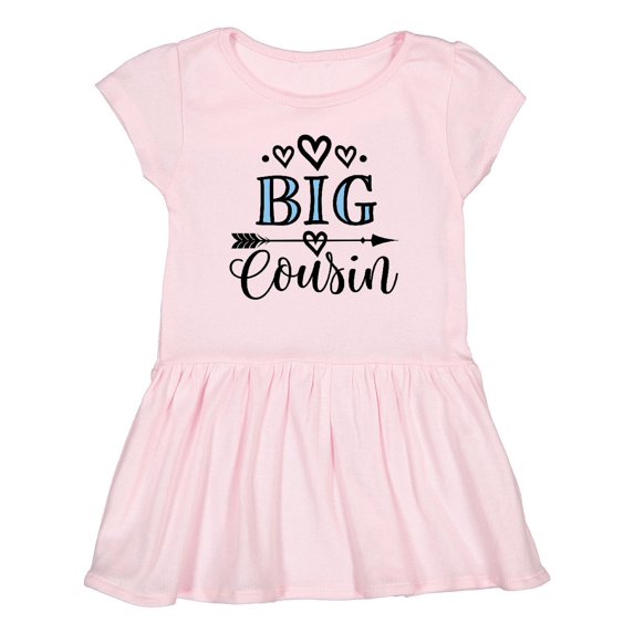 Inktastic Big Cousin Girls Girls Toddler Dress
