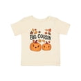 thumbnail image 1 of Inktastic Big Cousin Pumpkins with Fall Leaves Boys or Girls Baby T-Shirt, 1 of 5