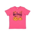 thumbnail image 1 of Inktastic Big Cousin Pumpkins with Fall Leaves Youth T-Shirt, 1 of 5
