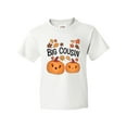 thumbnail image 1 of Inktastic Big Cousin Pumpkins with Fall Leaves Youth T-Shirt, 1 of 5