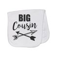 thumbnail image 1 of Inktastic Big Cousin with Arrows Baby Burp Cloth, 1 of 3