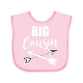thumbnail image 1 of Inktastic Big Cousin with Arrows Boys or Girls Baby Bib, 1 of 4