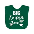 thumbnail image 1 of Inktastic Big Cousin with Arrows Boys or Girls Baby Bib, 1 of 4